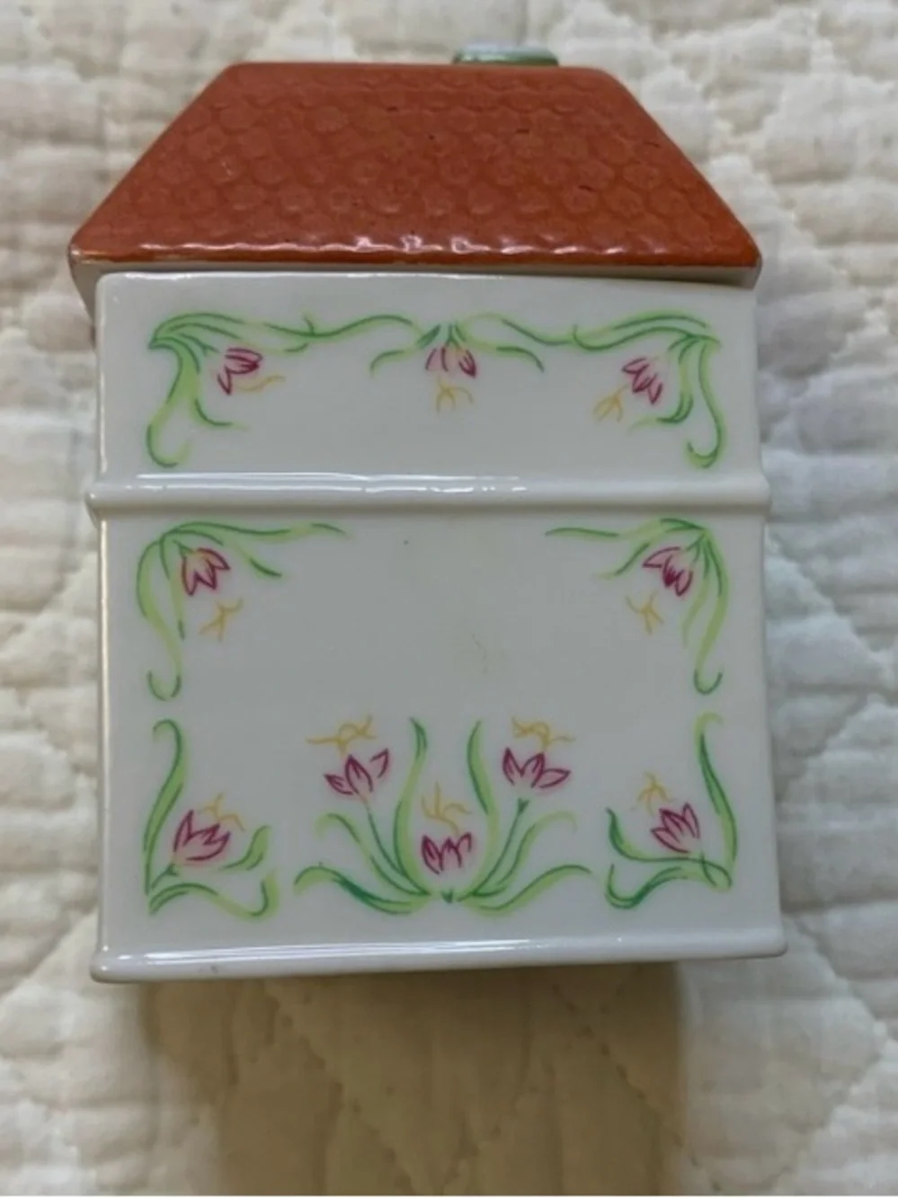 Lenox Spice Village 1989 Vintage Saffron Spice Jar House Replacement